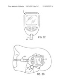 Biosensor system with a multifunctional portable electronic device diagram and image