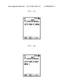 MOBILE TERMINAL AND METHOD OF INPUTTING MESSAGE THERETO diagram and image