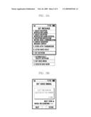 MOBILE TERMINAL AND METHOD OF INPUTTING MESSAGE THERETO diagram and image