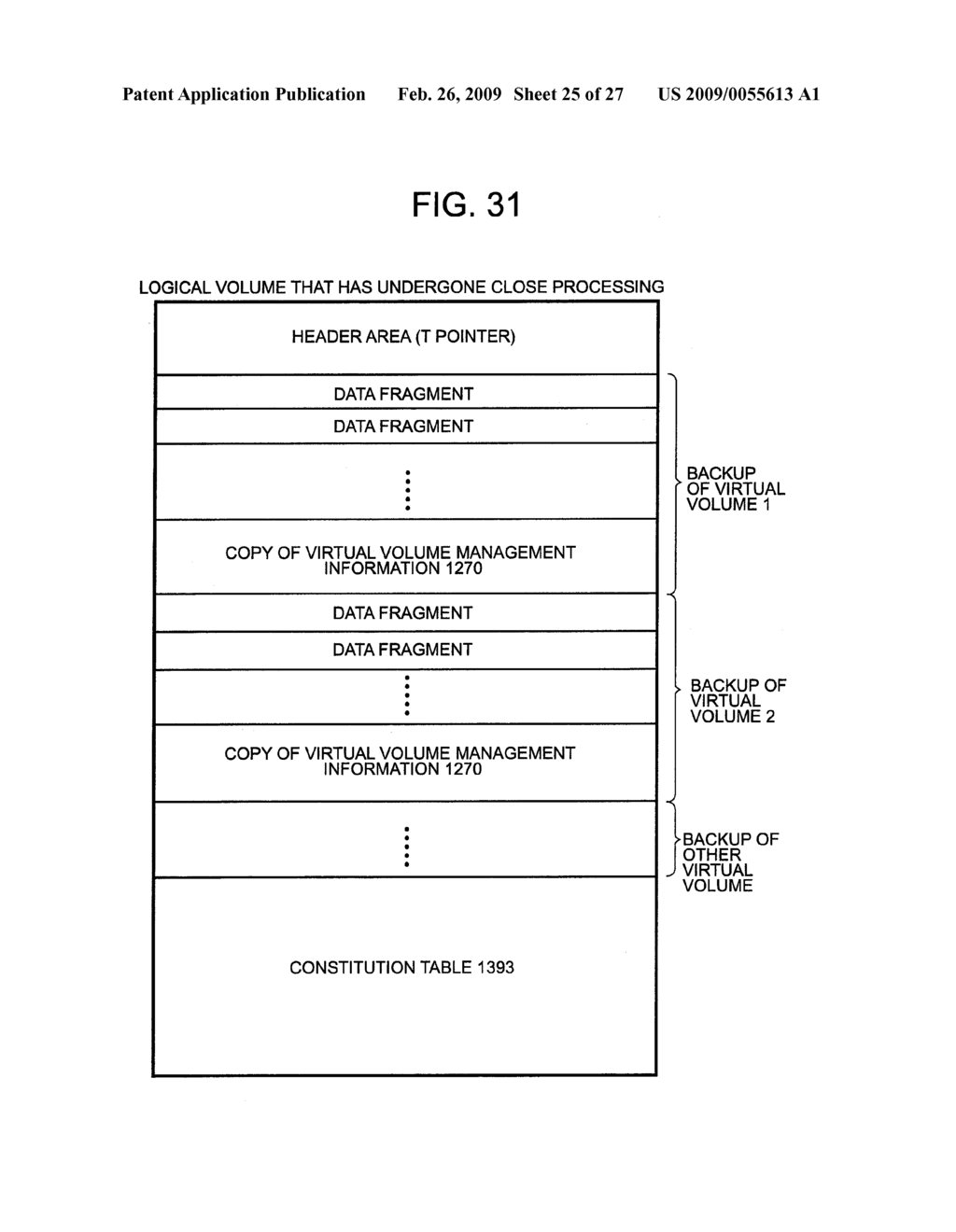 STORAGE SYSTEM PERFORMING VIRTUAL VOLUME BACKUP AND METHOD THEREOF - diagram, schematic, and image 26