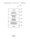 SYSTEM AND METHOD FOR DISPLAYING A SECURITY ENCODING INDICATOR ASSOCIATED WITH A MESSAGE ATTACHMENT diagram and image