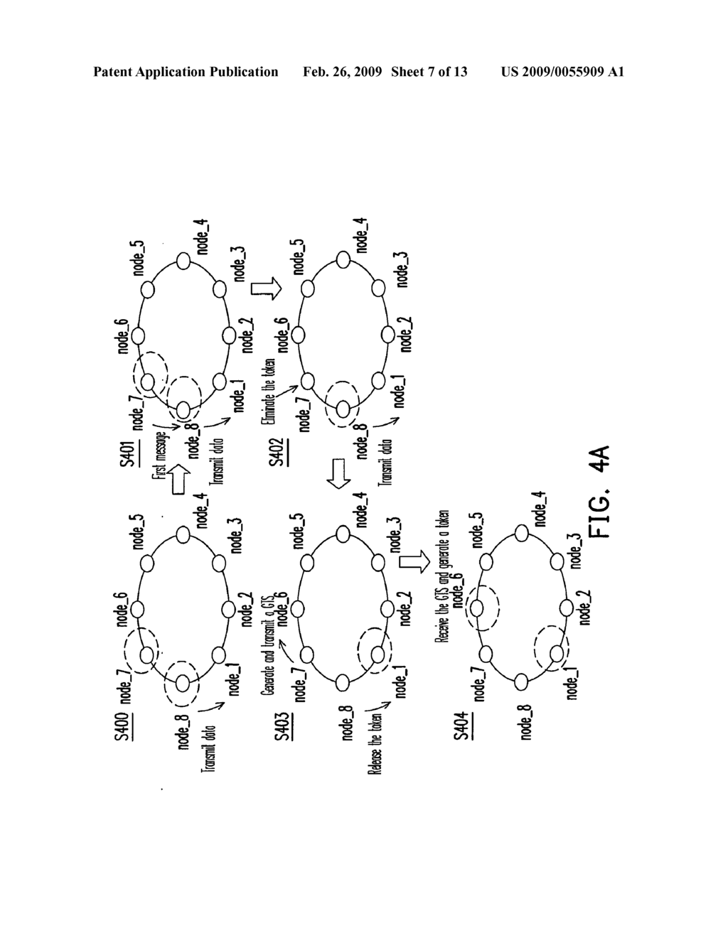 DATA TRANSMITTING METHOD WITH MULTIPLE TOKEN MECHANISM IN WIRELESS TOKEN RING PROTOCOL - diagram, schematic, and image 08