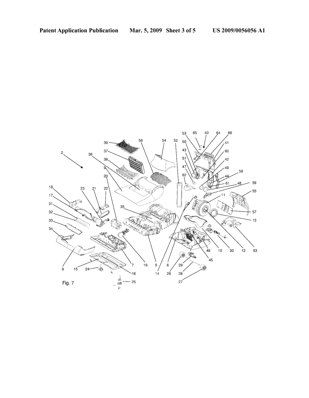 UPRIGHT VACUUM CLEANER - diagram, schematic, and image 04