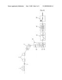 Process and apparatus for producing digital yarns using metal filaments for info-communications and digital yarns produced by said process diagram and image