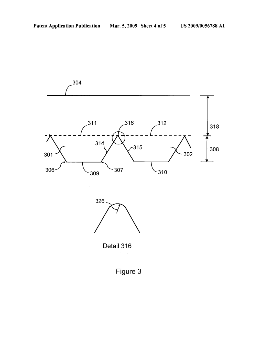 NOTCH STRUCTURE FOR CONCENTRATING MODULE AND METHOD OF MANUFACTURE USING PHOTOVOLTAIC STRIPS - diagram, schematic, and image 05