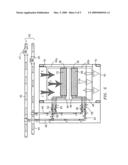 Fluid cooled cabinet for electronic equipment diagram and image