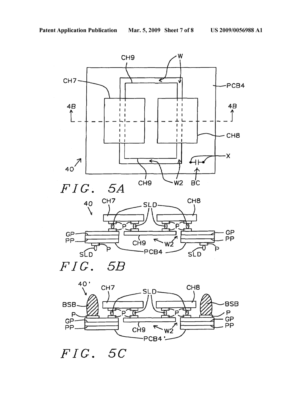 Multiple chips bonded to packaging structure with low noise and multiple selectable functions - diagram, schematic, and image 08