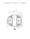 Shock absorber having a full displacement valve assembly diagram and image