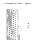 Waterproof keyboard diagram and image