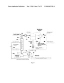 Liquid separation by membrane assisted vapor stripping process diagram and image