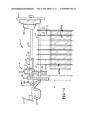 Merchandise display with time delay mechanism diagram and image