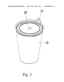 ENVIRONMENTAL PROTECTION PAPER CUP WITH A COVER diagram and image