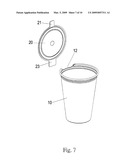 ENVIRONMENTAL PROTECTION PAPER CUP WITH A COVER diagram and image