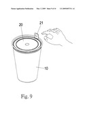 ENVIRONMENTAL PROTECTION PAPER CUP WITH A COVER diagram and image
