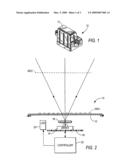 Light collection assembly with self-retaining lens in electro-optical reader diagram and image