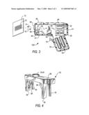 Light collection assembly with self-retaining lens in electro-optical reader diagram and image