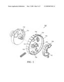 Locking member mounting structure of seat belt retractor diagram and image