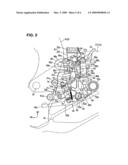 Arrangement structure of a rear master cylinder and a hydraulic fluid reservoir tank in a saddle-riding type vehicle, and motorcycle incorporating same diagram and image