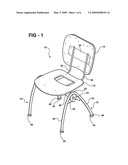 GANGING DEVICE FOR CHAIR diagram and image