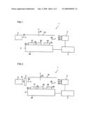 Illumination device and method for adapting an emission characteristic of an illumination device diagram and image