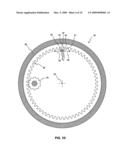 Machine with a position-sensing system diagram and image