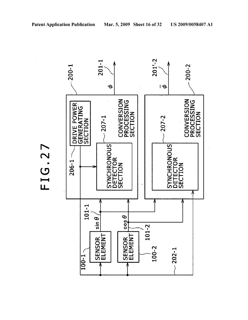 PHYSICAL QUANTITY CONVERSION SENSOR AND MOTOR CONTROL SYSTEM USING THE SAME - diagram, schematic, and image 17