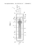 METHOD OF FABRICATING HERMETIC TERMINAL AND HERMETIC TERMINAL, METHOD OF FABRICATING PIEZOELECTRIC OSCILLATOR AND PIEZOELECTRIC OSCILLATOR, OSCILLATOR, ELECTRONIC APPLIANCE, AND RADIO CLOCK diagram and image