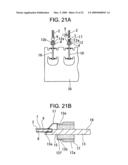 METHOD OF FABRICATING HERMETIC TERMINAL AND HERMETIC TERMINAL, METHOD OF FABRICATING PIEZOELECTRIC OSCILLATOR AND PIEZOELECTRIC OSCILLATOR, OSCILLATOR, ELECTRONIC APPLIANCE, AND RADIO CLOCK diagram and image