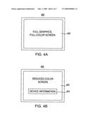 Devices and methods for controlling a display to conserve power diagram and image