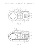 HANDHELD PRINTER WITH MOVEMENT SENSOR AND BODY INCLUDING ELONGATE MOLDING WITH RECESS diagram and image