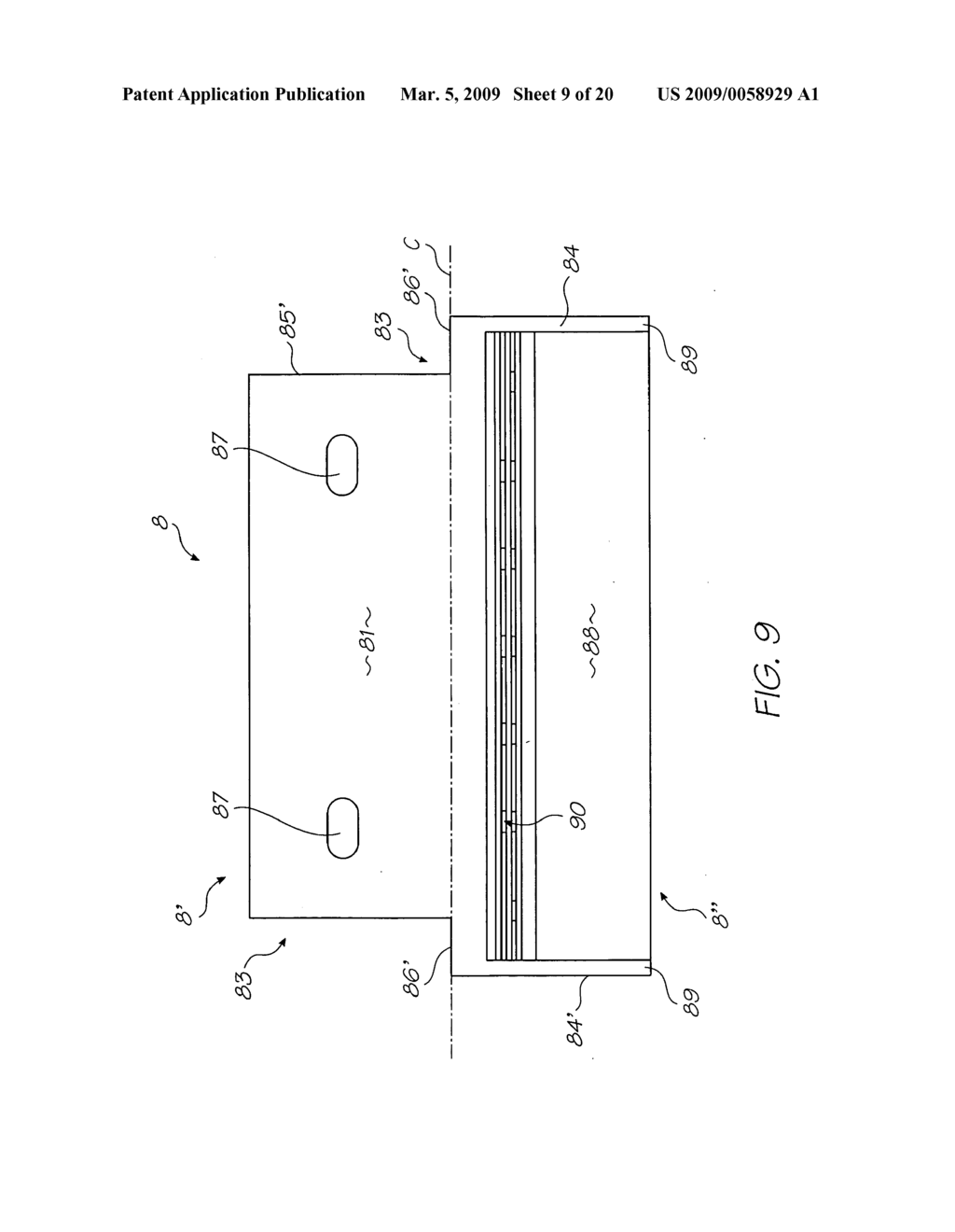 PRINTHEAD ASSEMBLY WITH SUPPORT PERMITTING FASTENING OF PCB EXTERNAL THERETO - diagram, schematic, and image 10