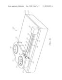 MICRO-ELECTROMECHANICAL NOZZLE ARRANGEMENT WITH AN ACTUATING MECHANISM HAVING A SHUTTER MEMBER diagram and image