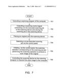 Scanning method for scanning device communicating with computer diagram and image