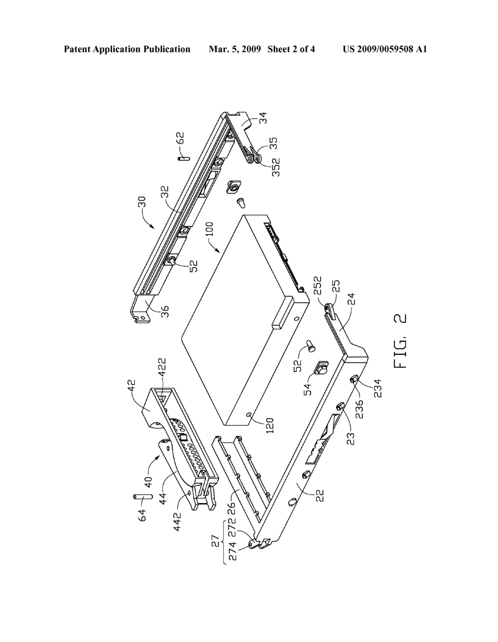 FIXING APPARATUS FOR HARD DISK DRIVE - diagram, schematic, and image 03