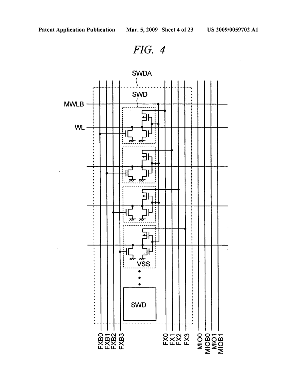 Sense amplifier for semiconductor memory device - diagram, schematic, and image 05