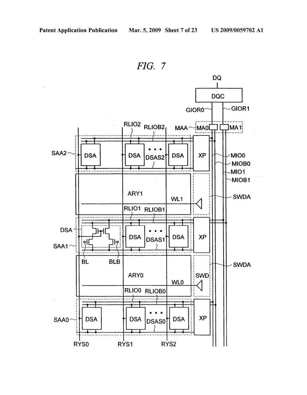 Sense amplifier for semiconductor memory device - diagram, schematic, and image 08