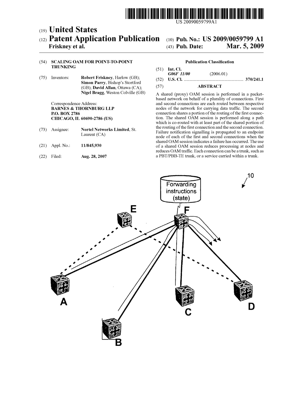 SCALING OAM FOR POINT-TO-POINT TRUNKING - diagram, schematic, and image 01