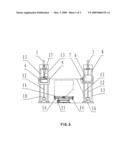 DEVICE FOR INSPECTING CONTRABAND IN AVIATION CARGO CONTAINER diagram and image