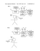 Method and apparatus for call control using motion and position information diagram and image