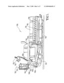 FRAME RAISING MULTI-USE PAVING TRACTOR WITH BLIND MATEABLE QUICK CONNECTING TOOL ATTACHMENTS diagram and image