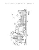 FRAME RAISING MULTI-USE PAVING TRACTOR WITH BLIND MATEABLE QUICK CONNECTING TOOL ATTACHMENTS diagram and image