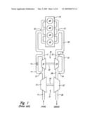 Dual volute turbocharger diagram and image