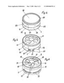 Adjustable tabletop air freshener diagram and image