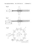 Deivce for fabricating tubular containers diagram and image