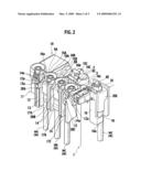 PROTECTION COVER ATTACHMENT STRUCTURE OF BATTERY-MOUNTED FUSIBLE LINK UNIT diagram and image