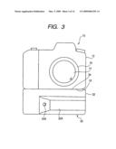 Battery tray, electronic apparatus, and vertical grip device diagram and image