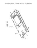 Battery tray, electronic apparatus, and vertical grip device diagram and image