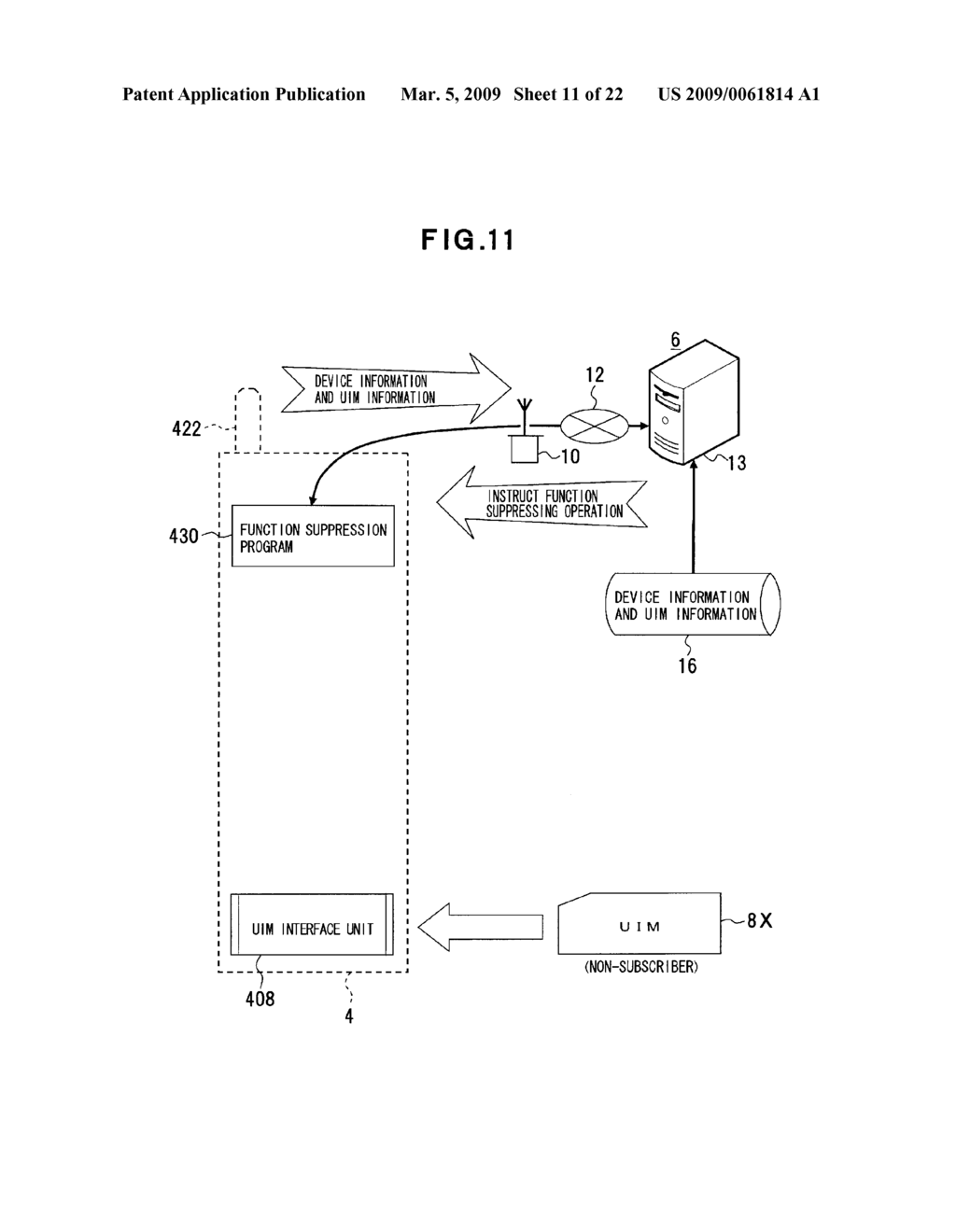 COMMUNICATION DEVICE AND MANAGEMENT APPARATUS THEREOF - diagram, schematic, and image 12