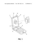 Cellular telephone with mirror display diagram and image