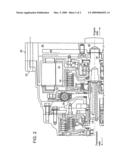 Power transmission device for hybrid vehicle diagram and image